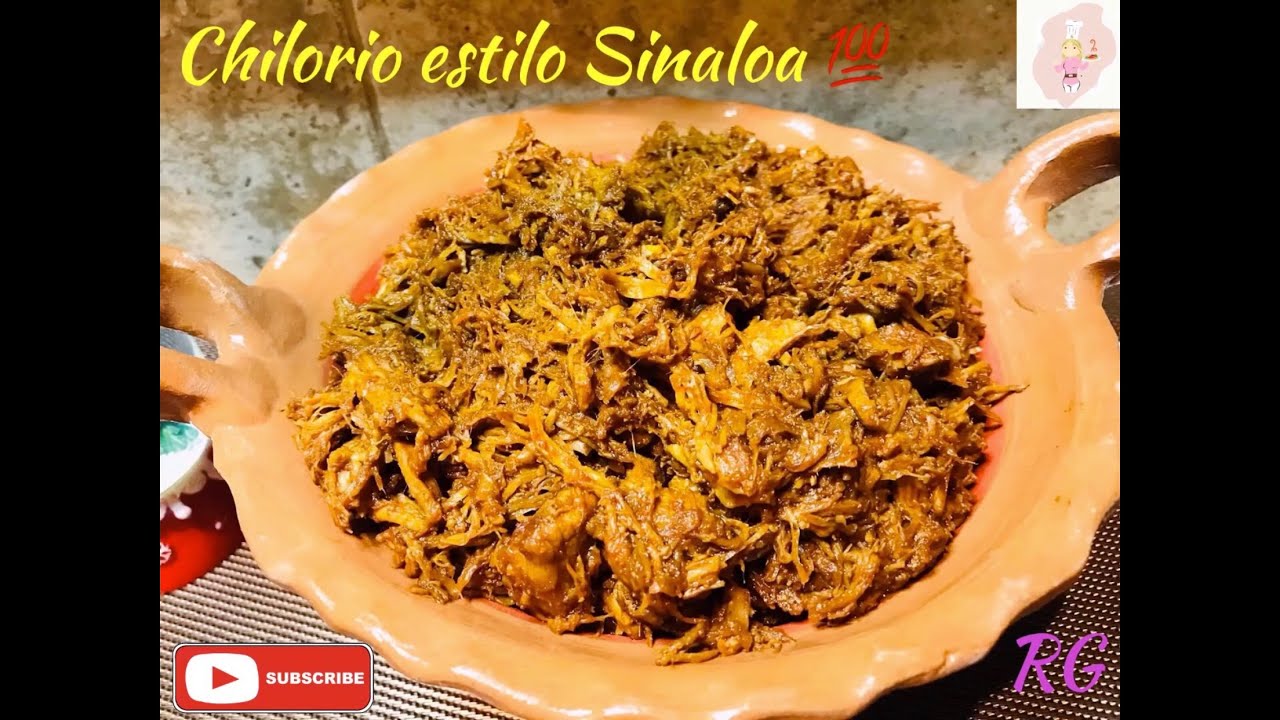 Chilorio receta original estilo Sinaloa 💯