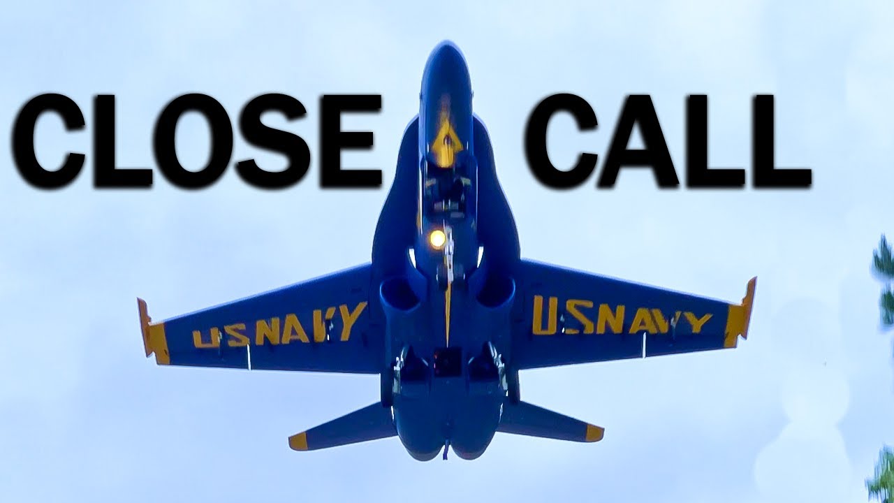 Nearly Hitting Myself With a RC Plane  (Freewing F/A-18C Blue Angels 90mm)