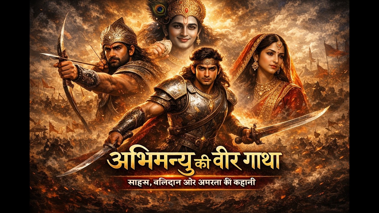 अभिमन्यु की अमर गाथा | चक्रव्यूह का वीर योद्धा | महाभारत की प्रेरणादायक कहानी