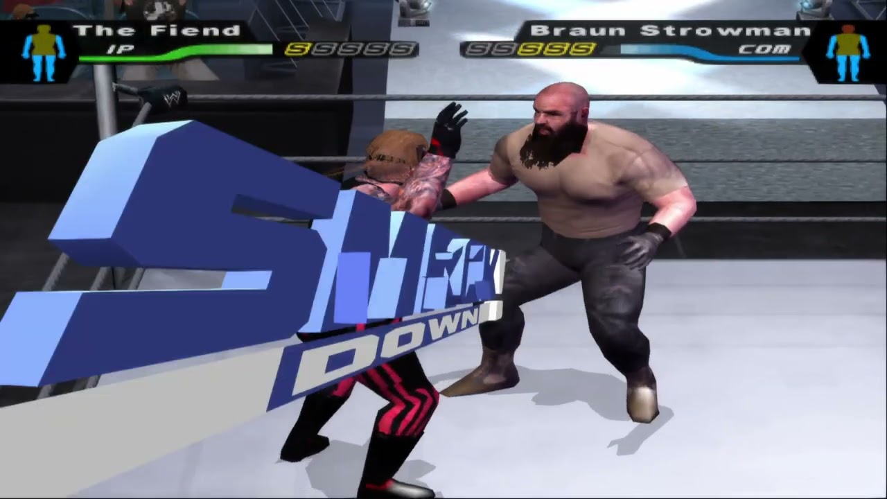 WWE HCTP All Stars PS2 – The Fiend vs Brawn Strowman | Brutal First Blood Match!