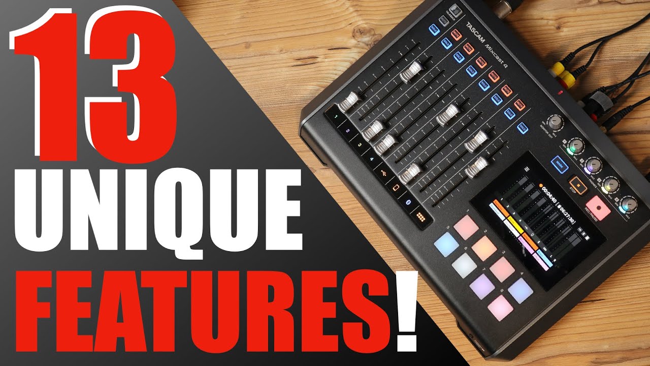 TASCAM MIXCAST 4 Review - 13 Unique Features! (which put it ahead of the rest)