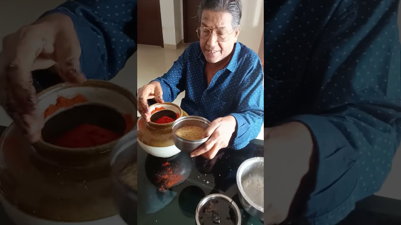 Kanni Manga achaar preparation 