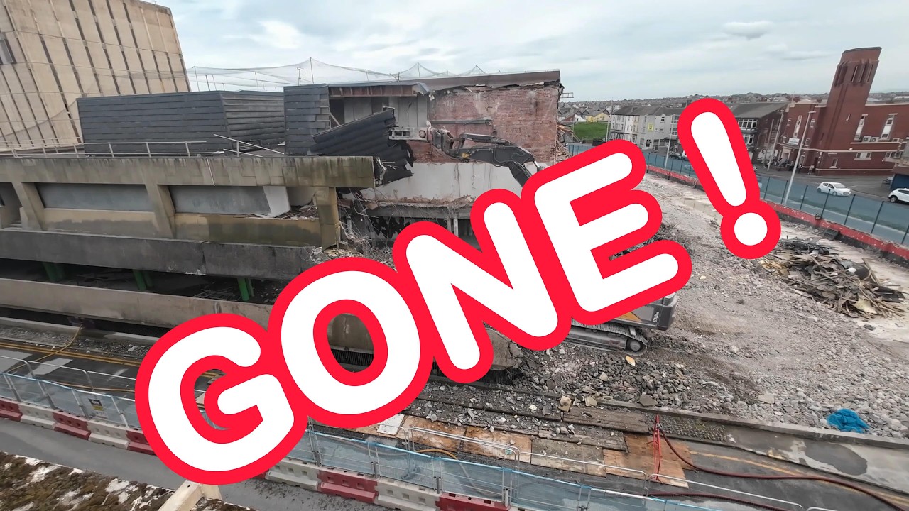 bonney st reduced to rubble #blackpool