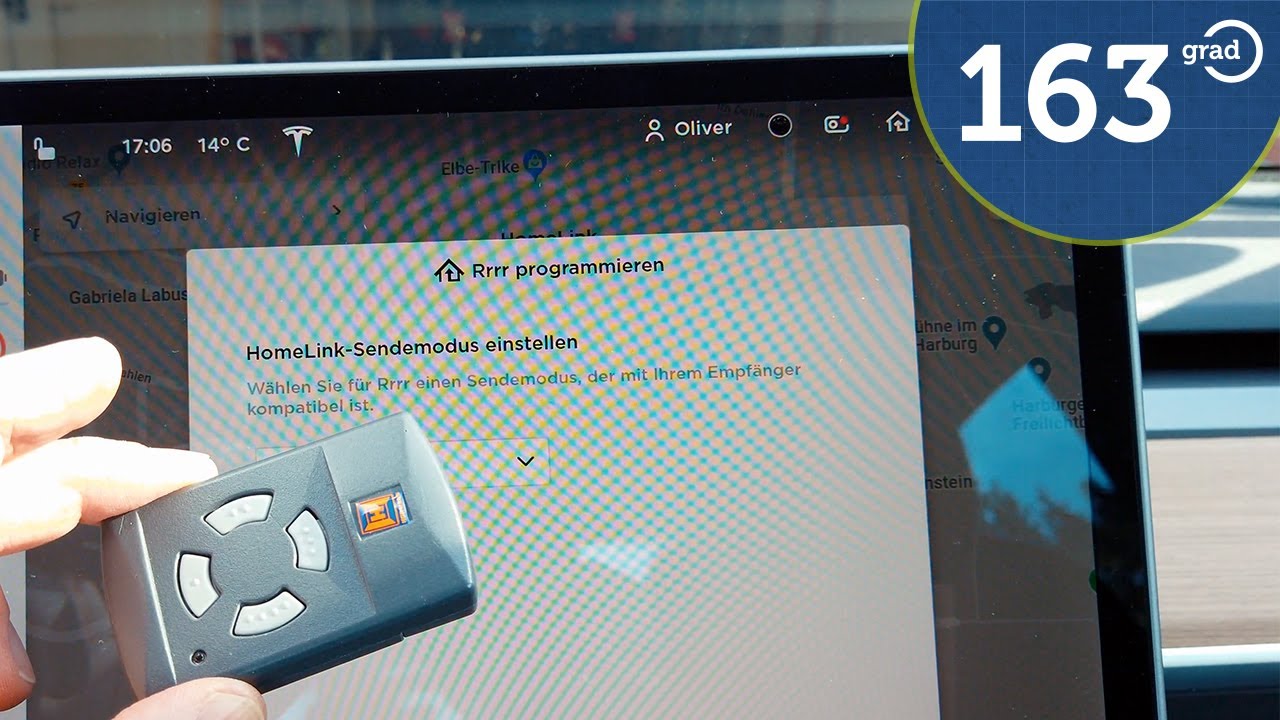 Tesla Model 3 Homelink Deutsch erklärt - Hörmann Tor - Chamberlain PR433-4 - Homelink fehlt