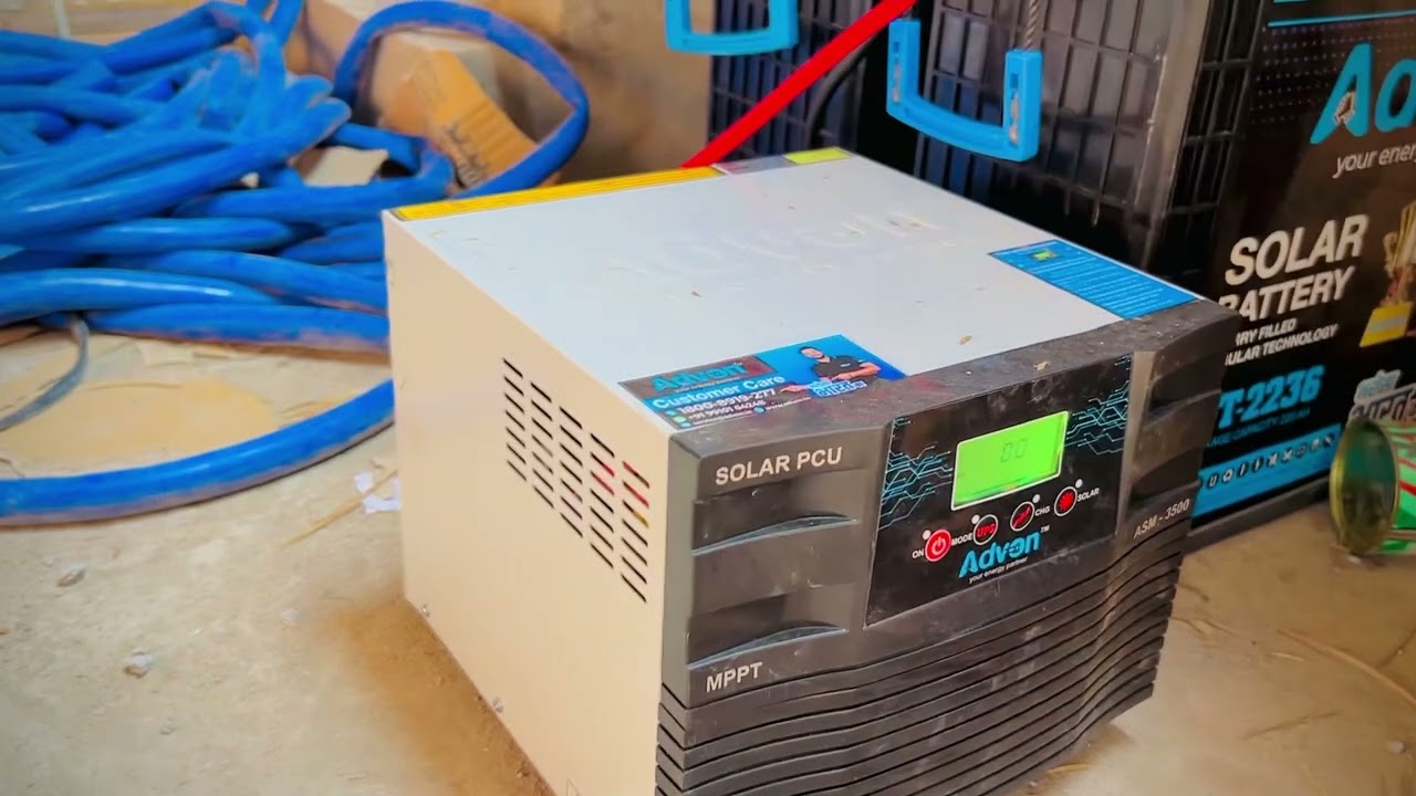 Advon Company 550.W Solar Panel plant Advon Company Battery 220.Ah  #Advon￼ inverter 3.5.Kb #Viral