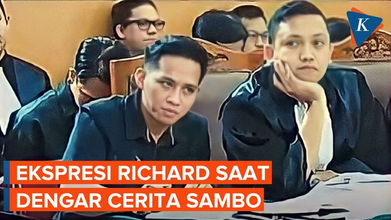 Bharada E Perlihatkan Tatapan Tajam hingga Geleng-geleng Dengar Cerita Ferdy Sambo