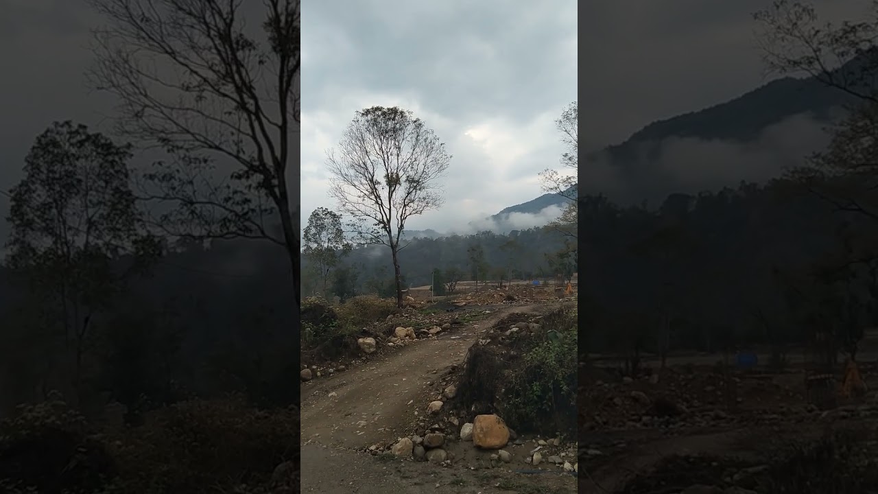 📸Mountain 🏔️ view of Bhutan|| Pemathang || Bhutan ||⛽🛣️🧳🏗️🚧