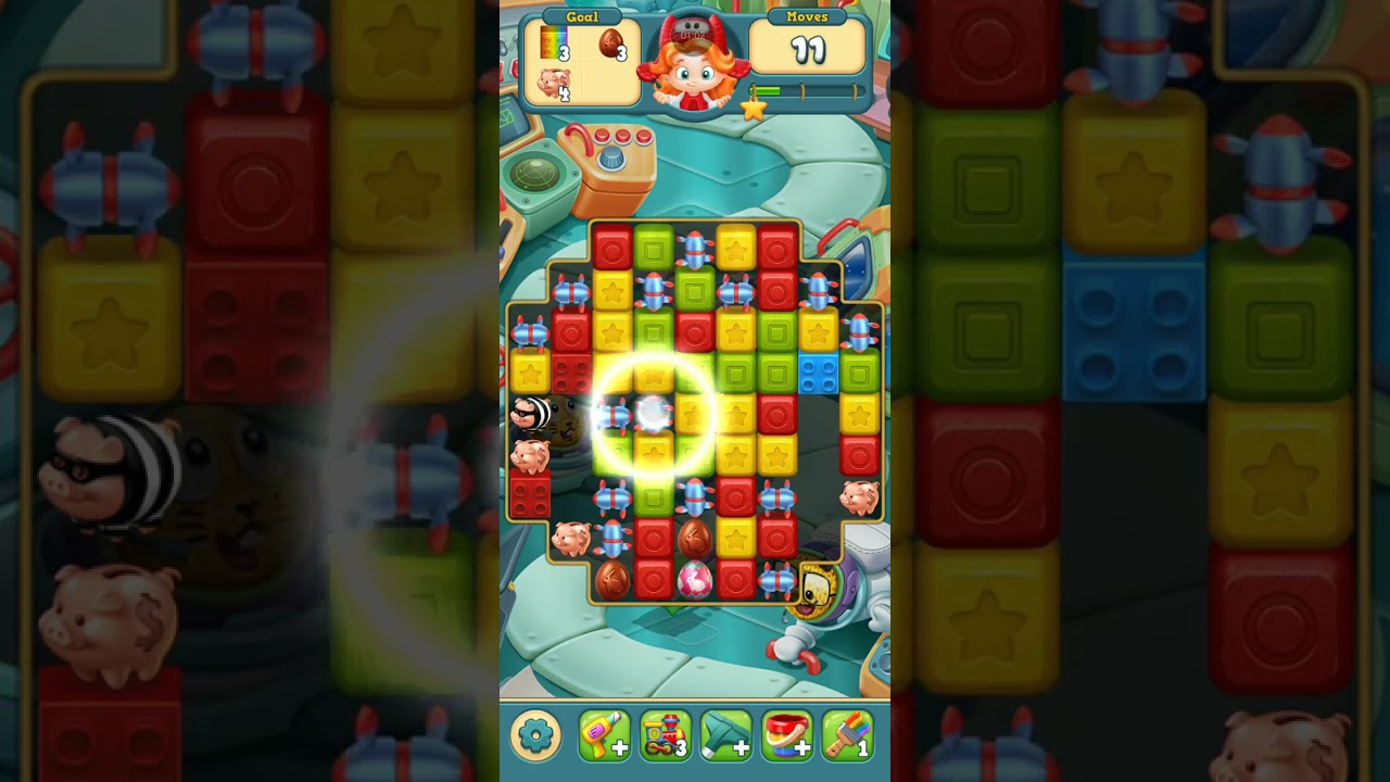 Toy Blast Level 251 Completed / Mobile Game ASMR 