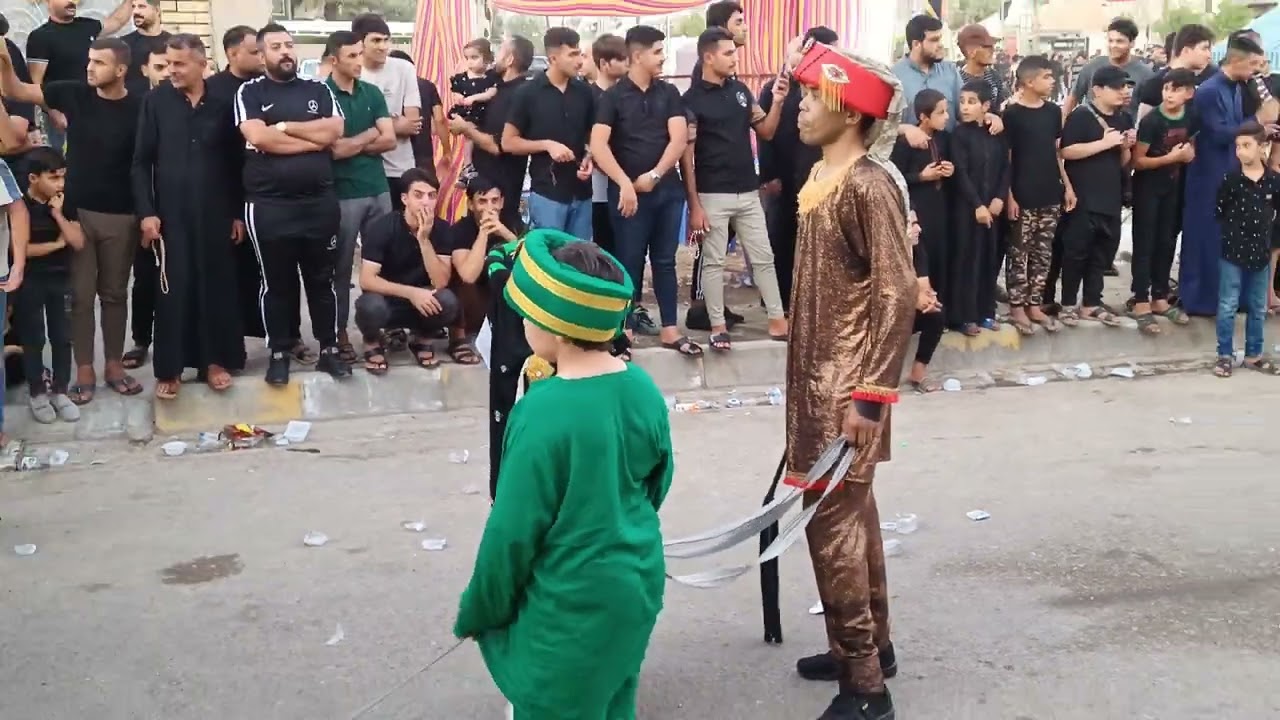 محافظة ديالى ـ قضاء بلدروز ـ موكب تشابيه حيدر الكرار - اهالي مندلي -الثامن من محرم ٢٠٢٤