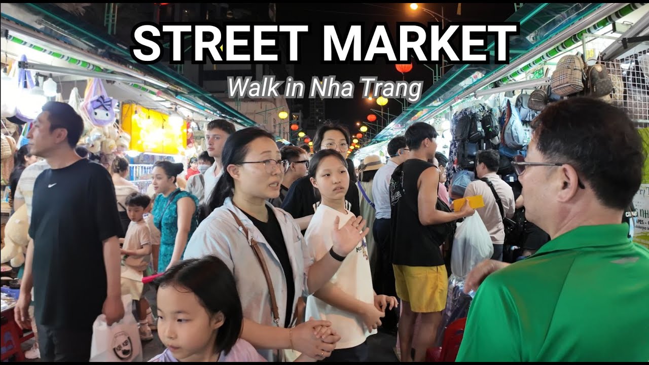 Walking Street Night Market | NHA TRANG [4K]