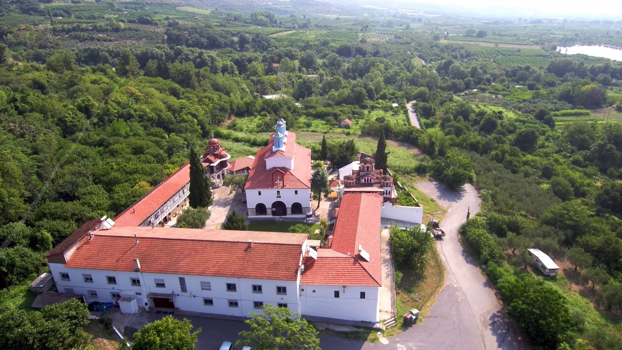 Xiaomi mi drone 4k: The ancient city of Edessa ''Logos''