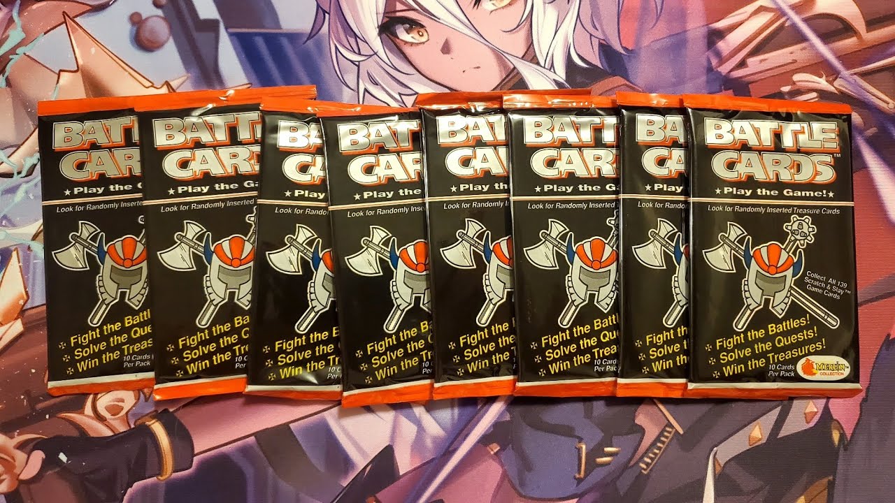 Battle Cards Pack Opening! Such A RANDOM Game!