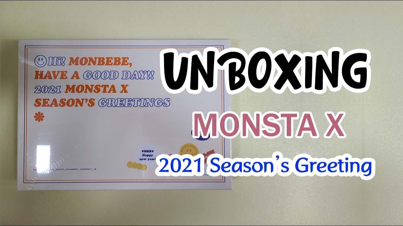몬스타엑스 2021 시즌 그리팅 개봉 후기