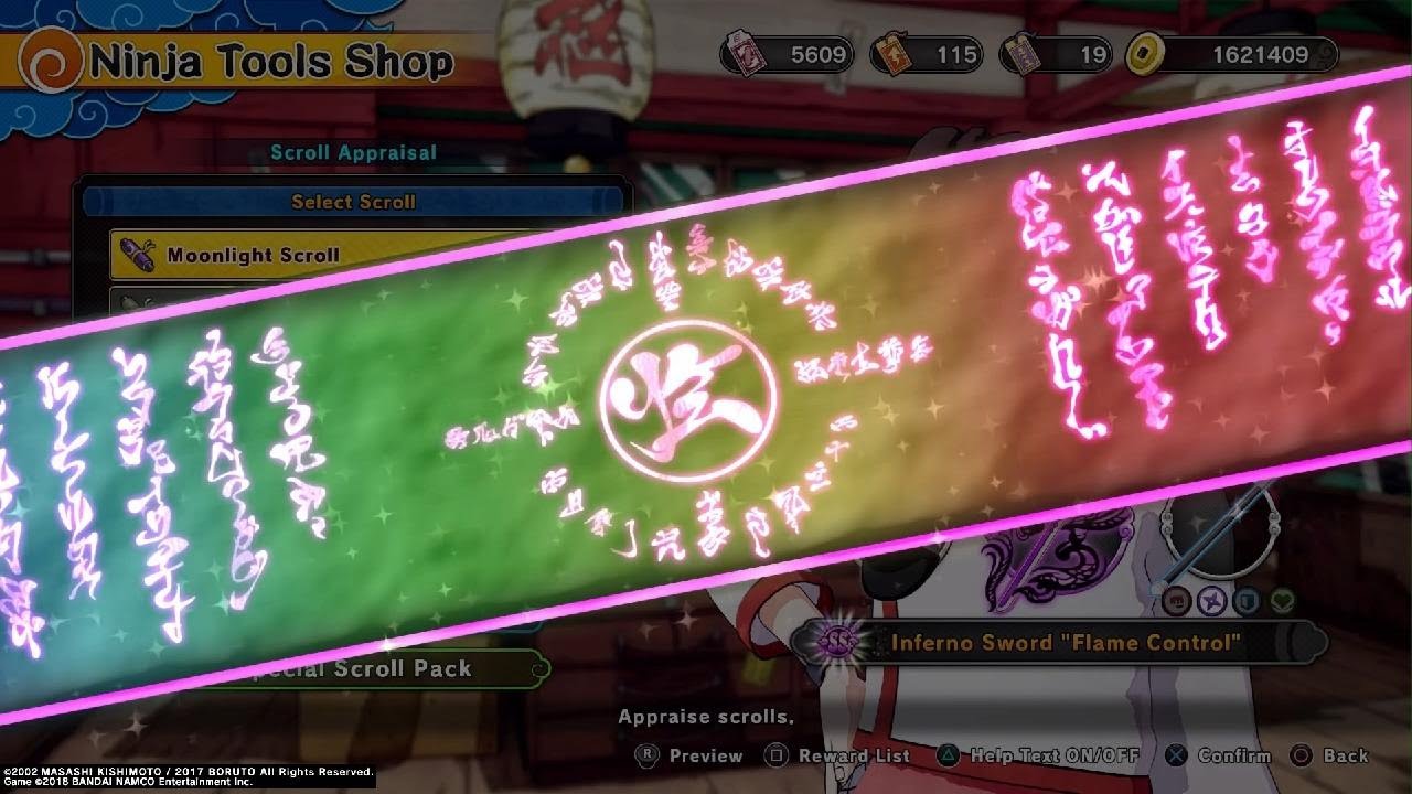 When You Buy Moonlight Scrolls For Sasuke's SS+ Inferno Sword | NARUTO TO BORUTO: SHINOBI STRIKER