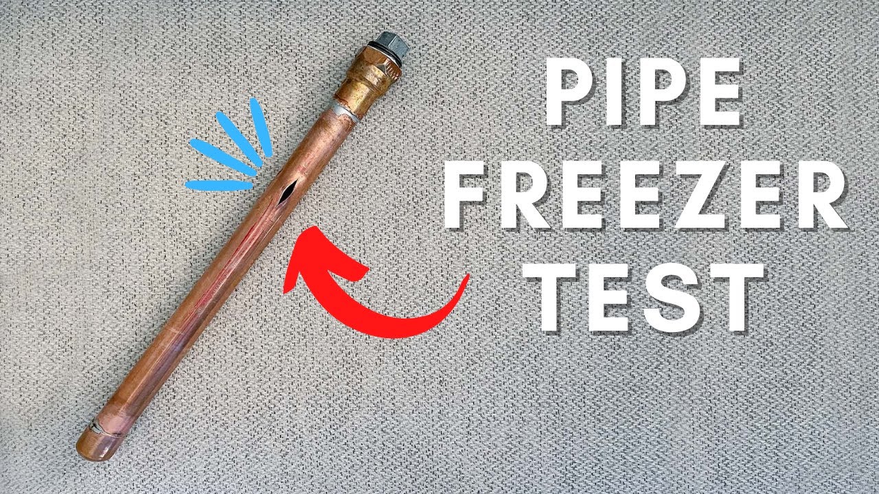 Which Pipes Survive Freezing?? #shorts