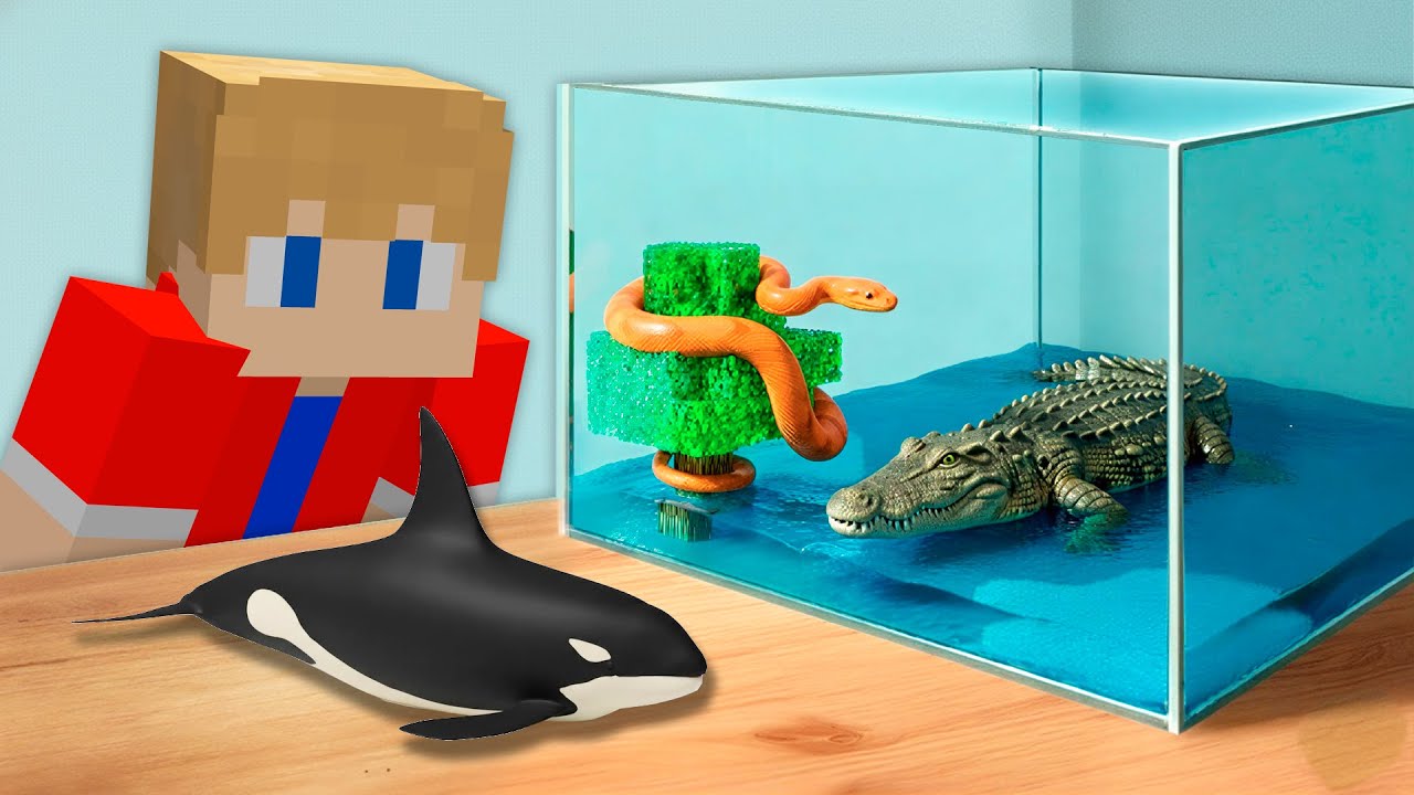 Я сделал АКВАРИУМ С СЕКРЕТНЫМИ МОРСКИМИ МОНСТРАМИ в Minecraft!
