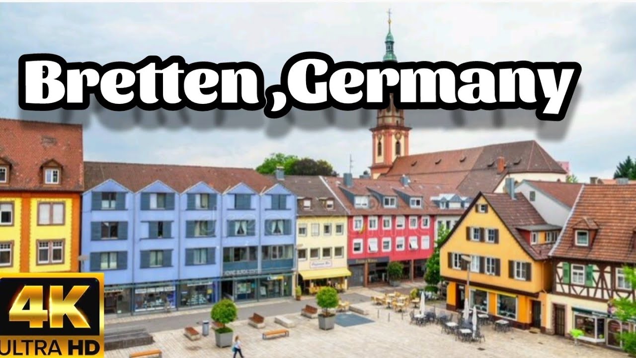 Bretten,Germany, Summer 2019,4k quality for U شهر زیبای برِتِن ،آلمان، تابستان ۹۸