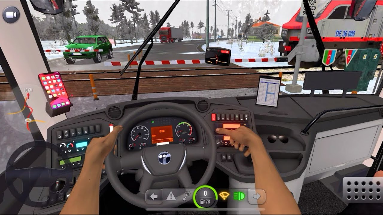 Realistic TEMSA MD9 | Bus Simulator : Ultimate - Mobile GamePlay