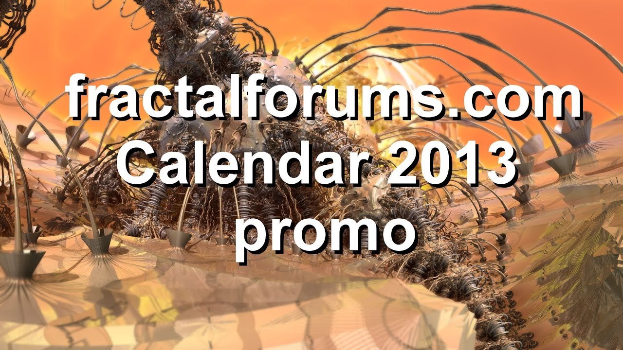chaosTV - gallery - calendar 2013 promo preparation - fractalforums.com