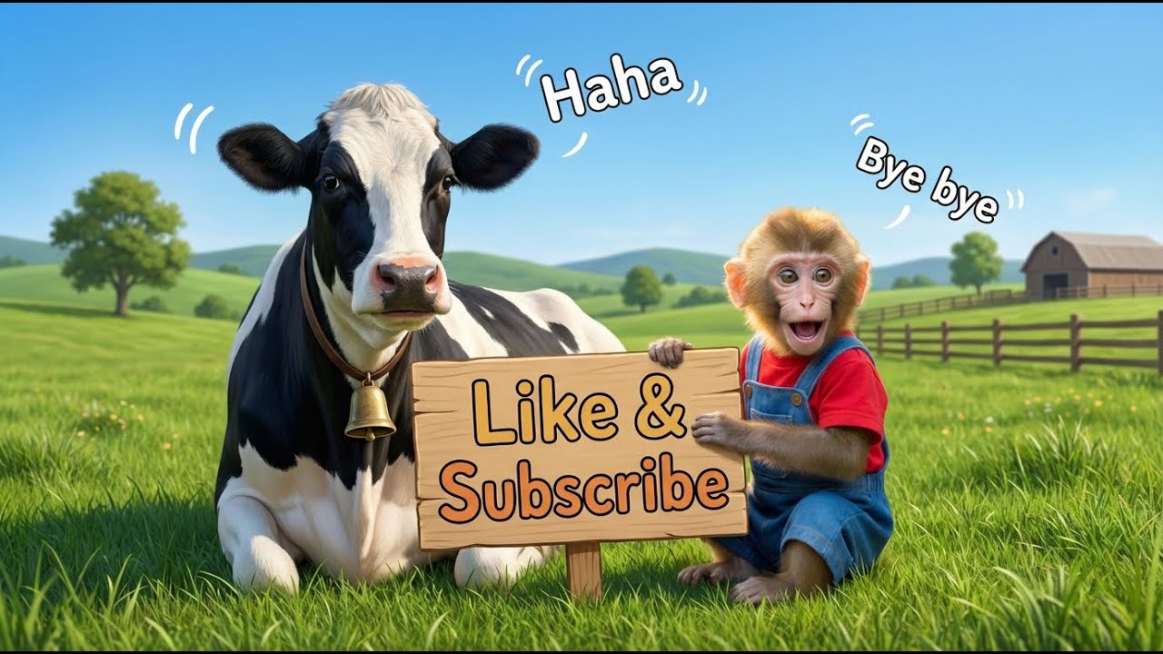 Monkey Motor’s COW RESCUE! 🐄 The Barn Catches Fire—His Smart Move SHOCKS Everyone! 🔥😱