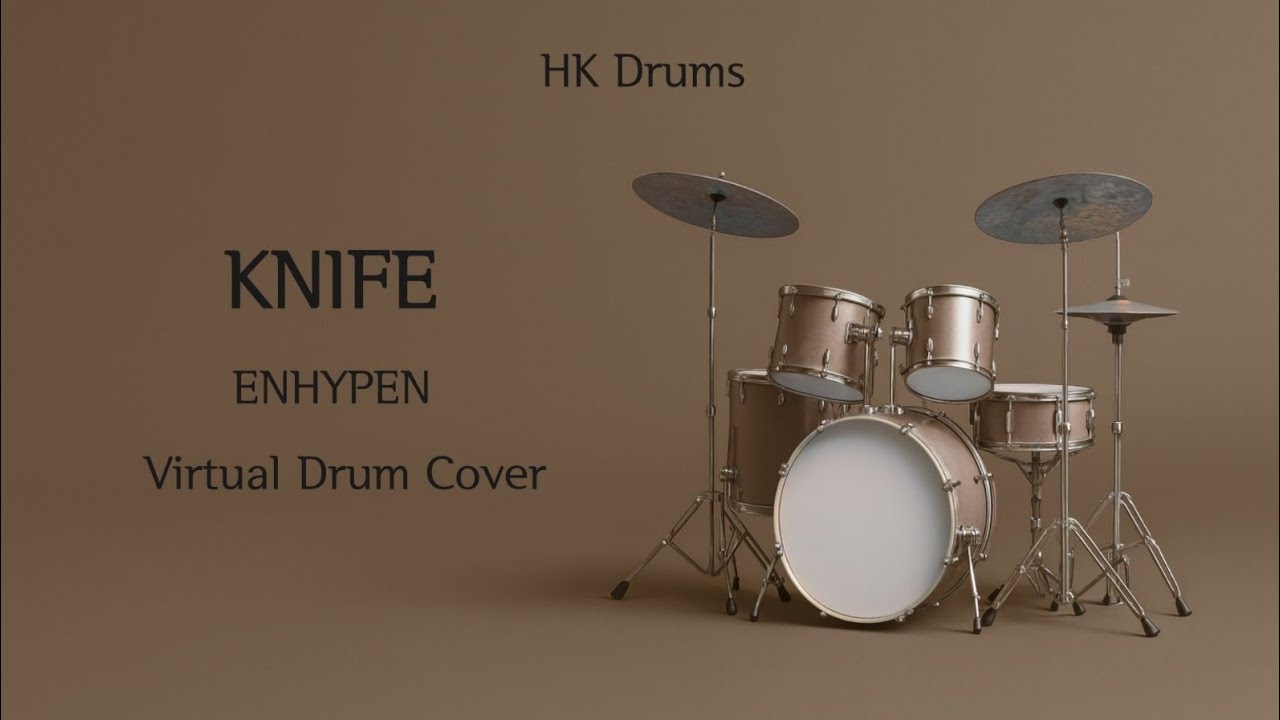 ENHYPEN - 'Knife' | Virtual Drum Cover #ENHYPEN #엔하이픈 