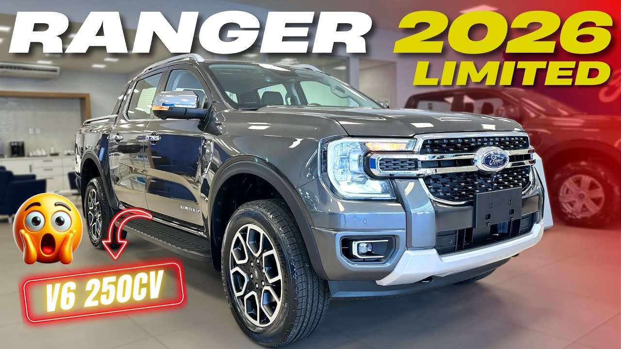 RANGER LIMITED PLUS 2026 - Conheça a Versão Top de Linha da Pick-up!