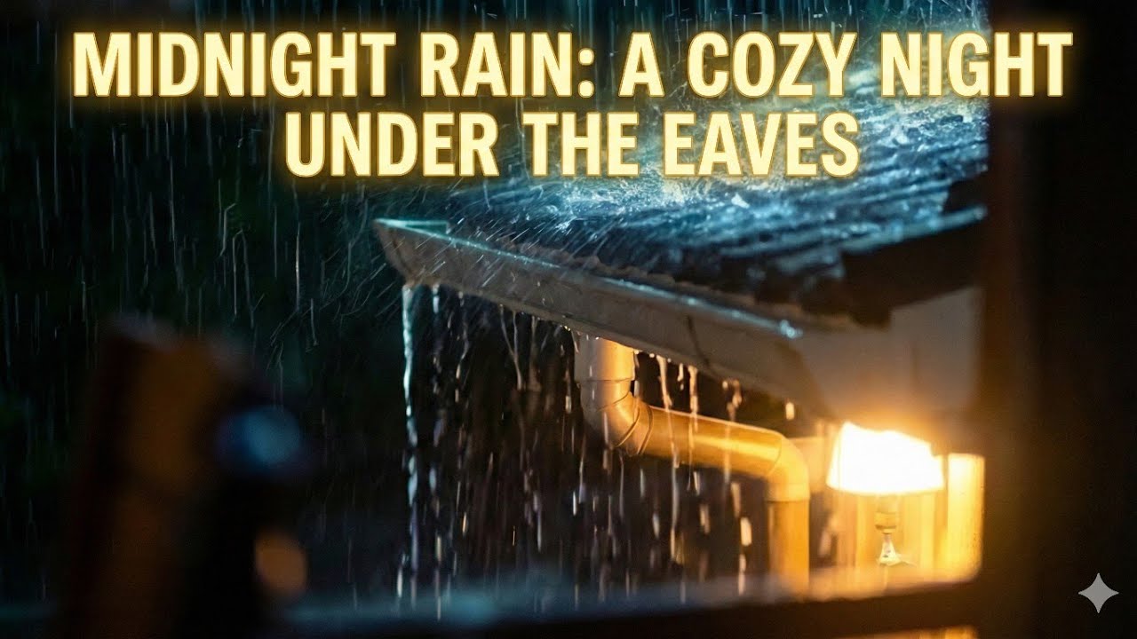 Midnight Rain: A Cozy Night Under the Eaves