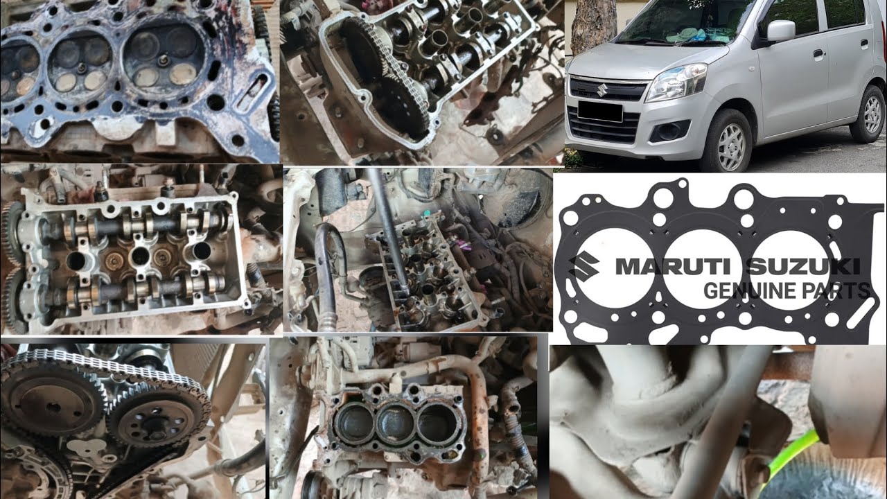 Maruti 🚘 Wagonr K-Series half Engine 🚒 Over-all #wagonr #engine #repair #shorts #viralvideo #works