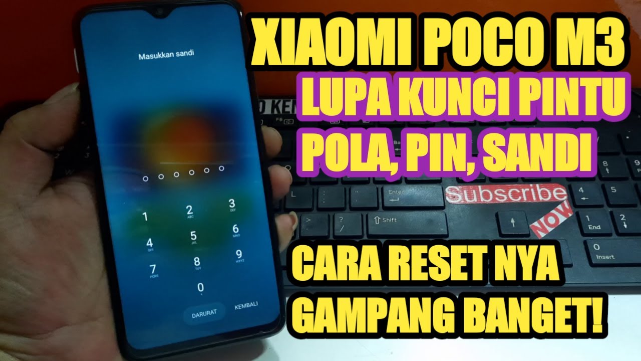 CARA HARDRESET XIAOMI POCO M3 LUPA KUNCI‼️ GAMPANG BAGET‼️ JKS opreker handphone