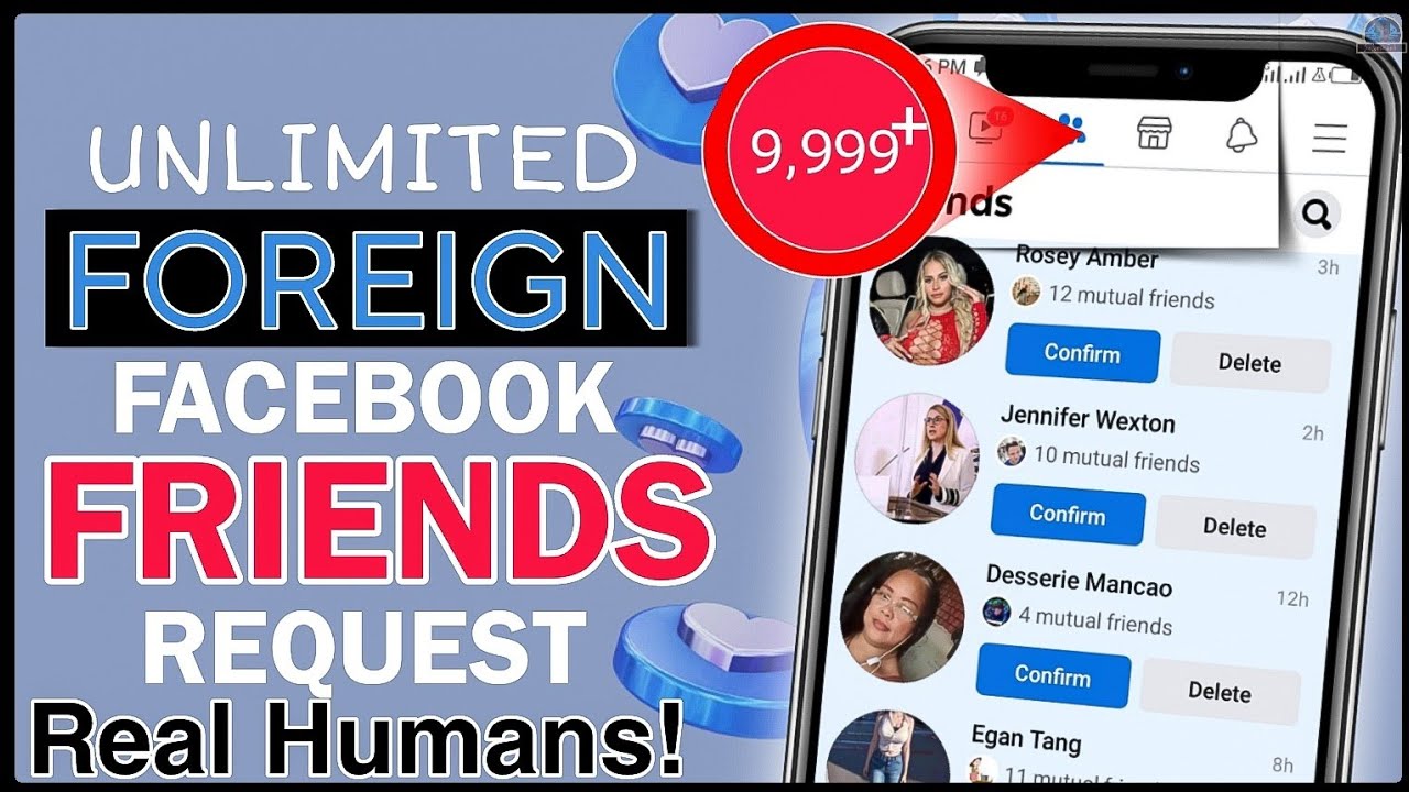 How to Get Unlimited FOREIGN Friend Request ON Facebook || Get Unlimited FRIEND REQUEST