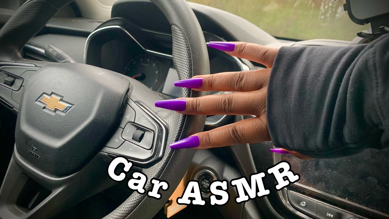 ASMR • Car TOUR! Tapping & Scratching! (Tingly Whispers!) ~LONG Nails! 🚗