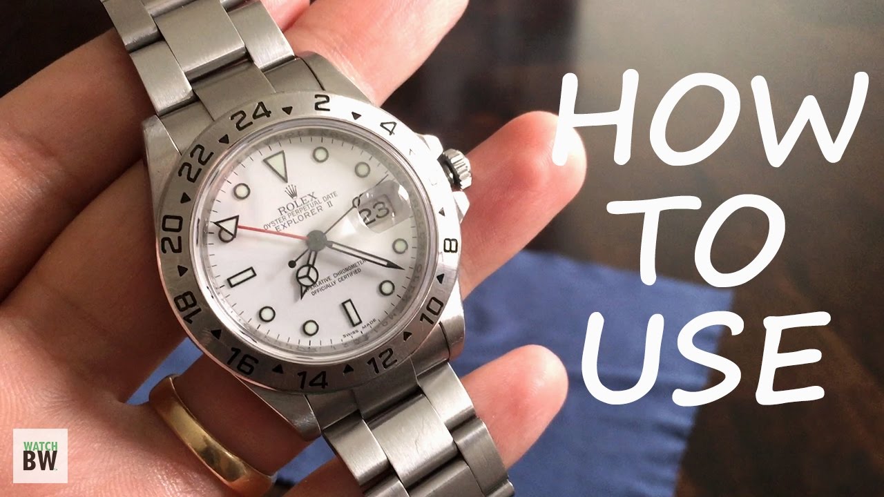 How to use a true GMT movement (Rolex Explorer 2)