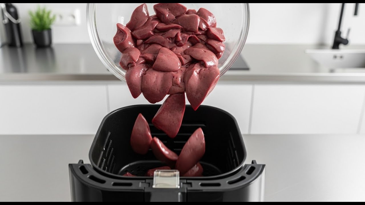 I Put Cow Liver in the Air Fryer… The Result Shocked Me 😱