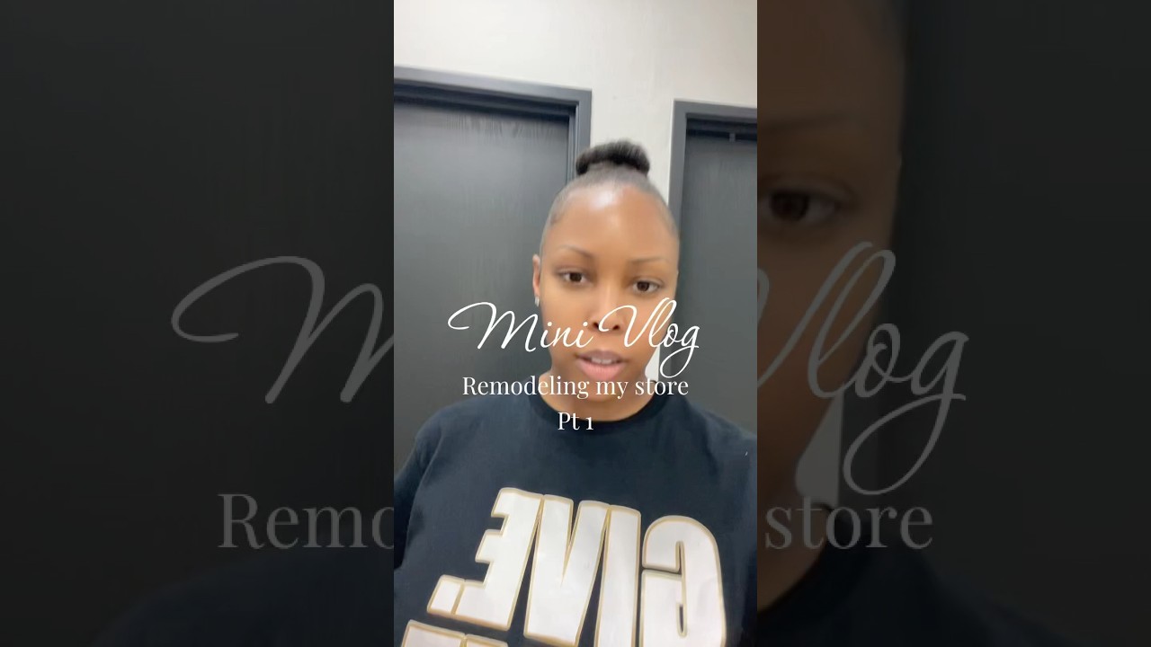 Remodeling my store