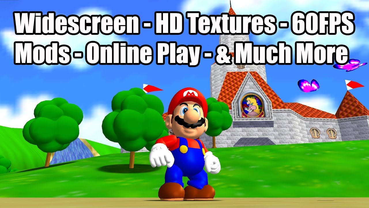 Как играть в Super Mario 64 Deluxe: онлайн, 60 кадров в секунду и HD на Android