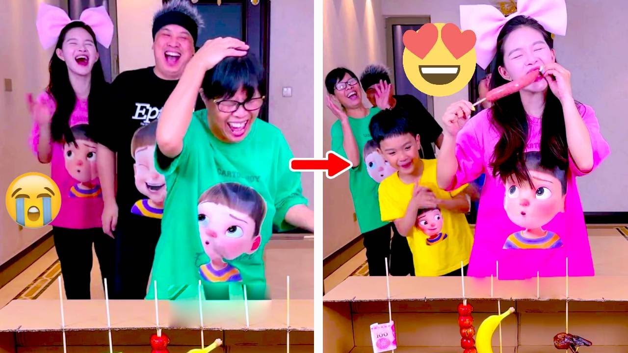 Family Games |Color Changing Tangyuan Challenge! Who will win #funny #partygame #challenge