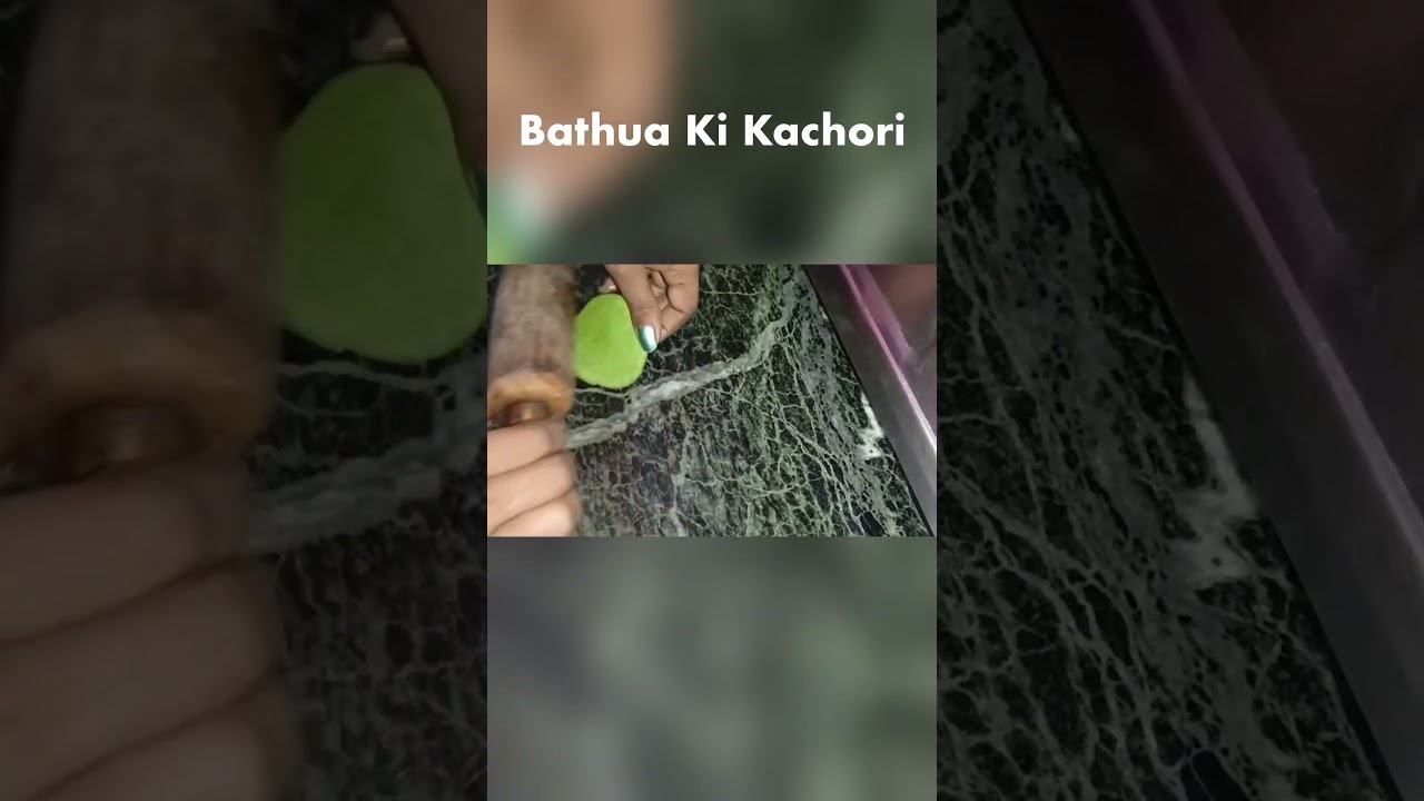 Crispy Winter Delight – Bathua Ki Kachori 🌿