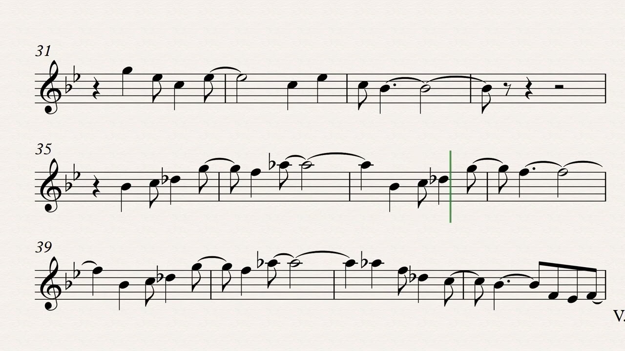 And I Love Her Alto Saxophone Play Along Sheet Music