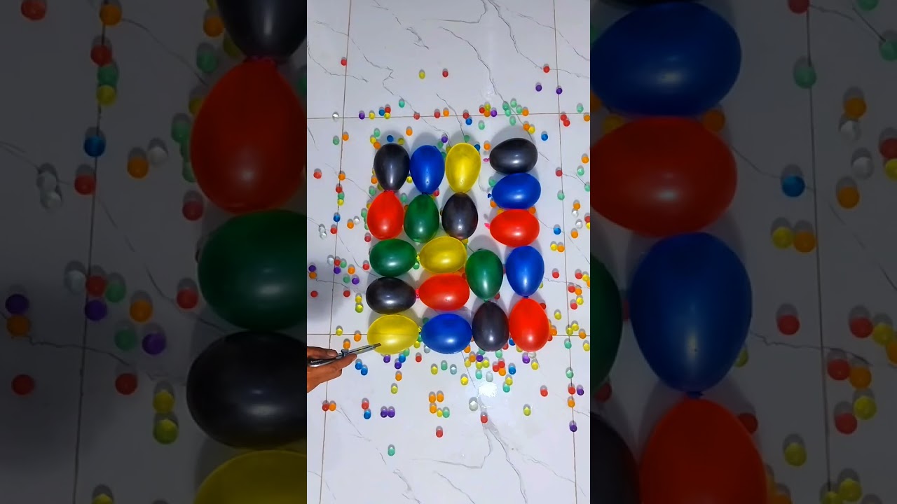 Popping & Mixing Colors Water Balloon Orbeez Asmr Video Compilation 'part 12'