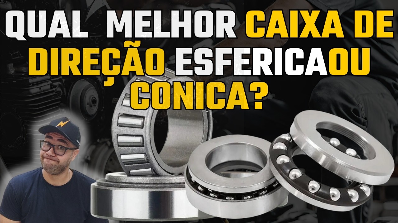 QUAL MELHOR A CAIXA DE DIREÇÃO MOTO CONICA OU ESFERICA QUAIS MELHORES MARCAS?