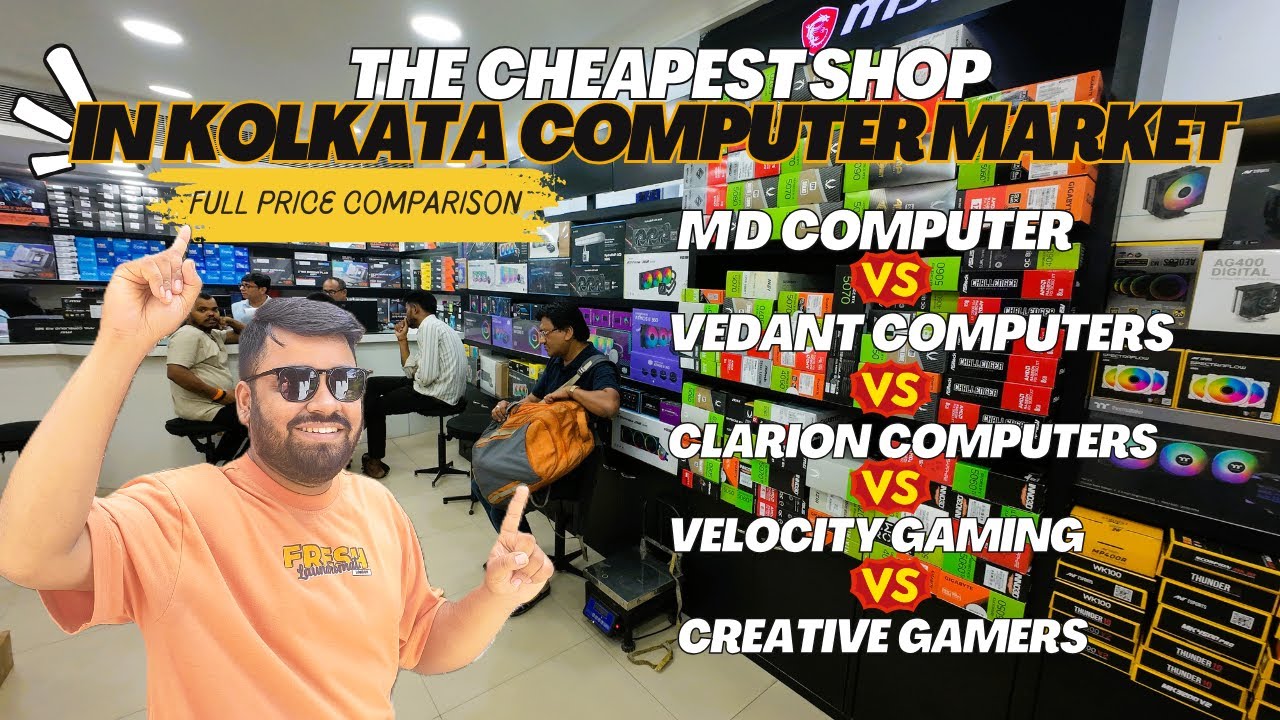 Which Is The Cheapest Shop In Kolkata Computer Market ||Full Price Comparison|| Emall||Chadni Market