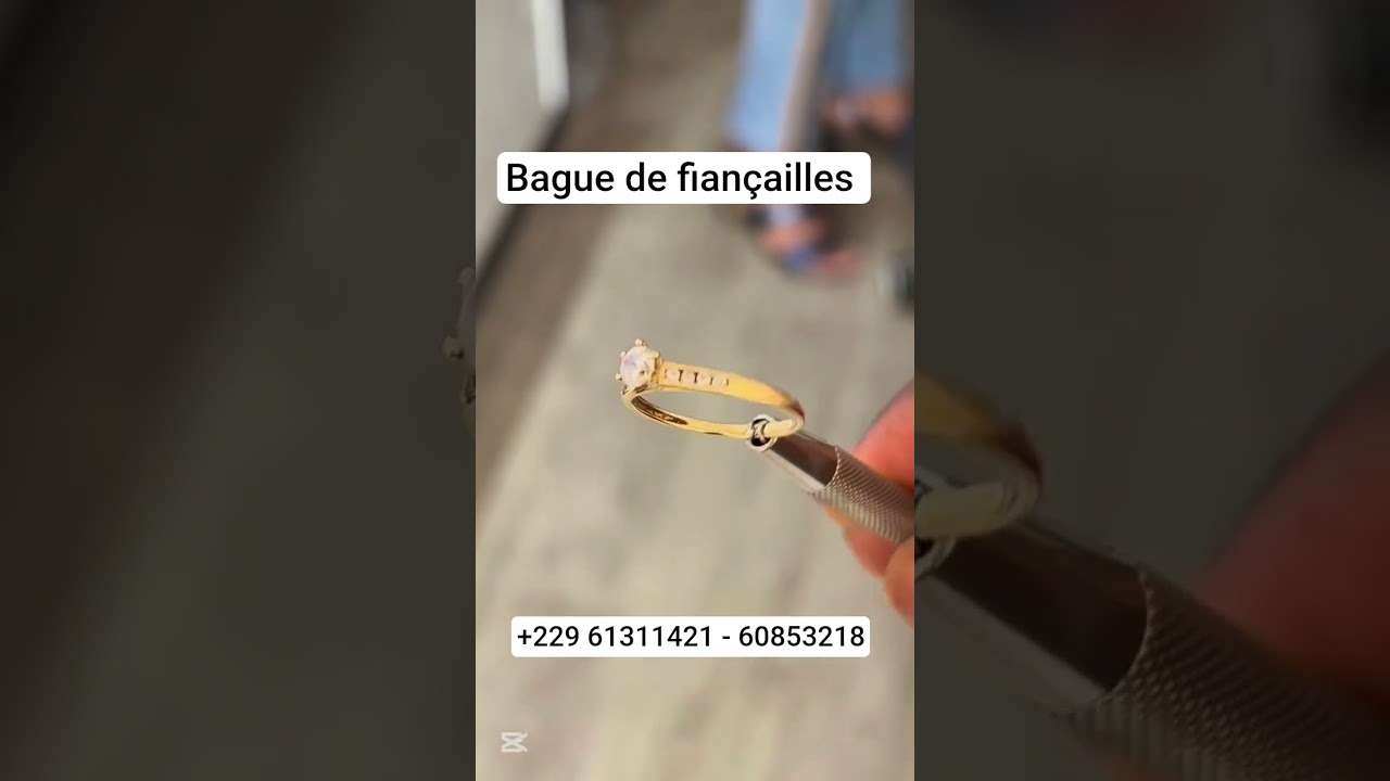 bague de fian&ccedil;ailles en or authentique 18 CARATS #fian&ccedil;ailles  #mariage  #bijoux  #love  #bijouterie