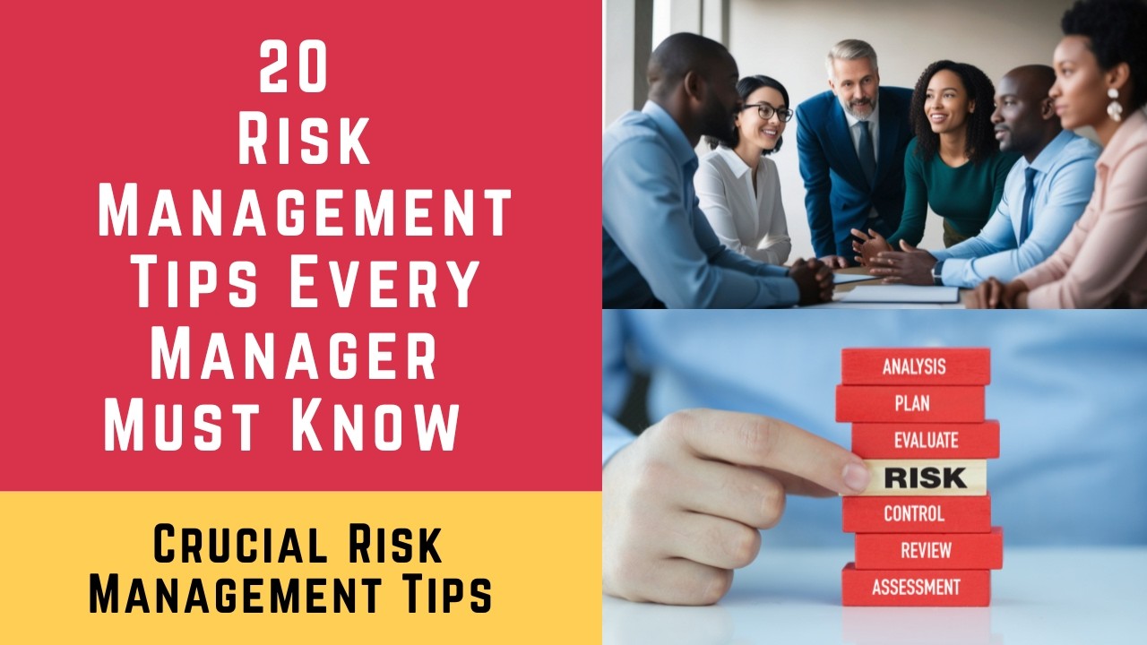 20 Risk Management Tips Every Manager Must Know