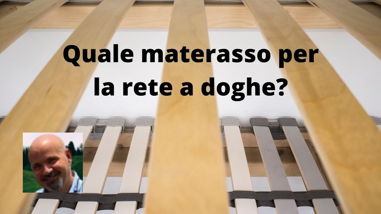 Quale materasso per la rete a doghe?