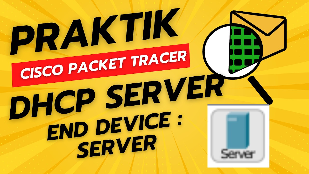 Cisco Packet Tracer DHCP Server (End Device Server)