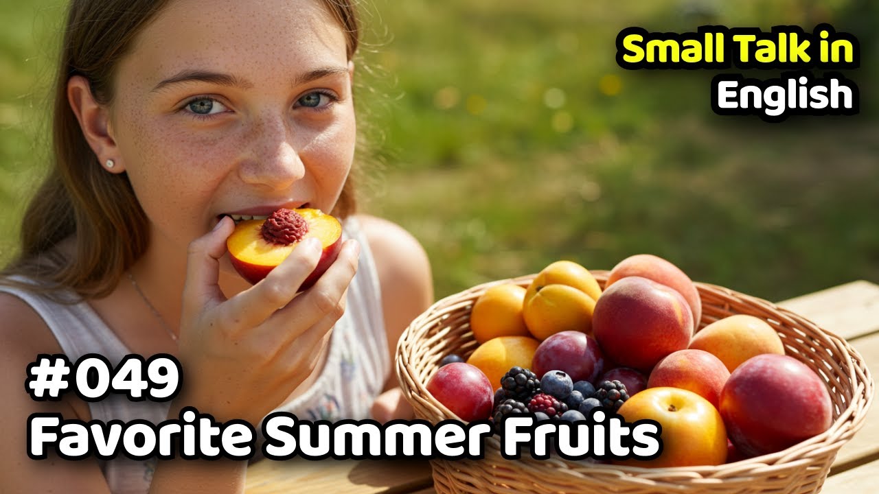 Small Talk in English | What’s Your Favorite Summer Fruit? 🍑🍉