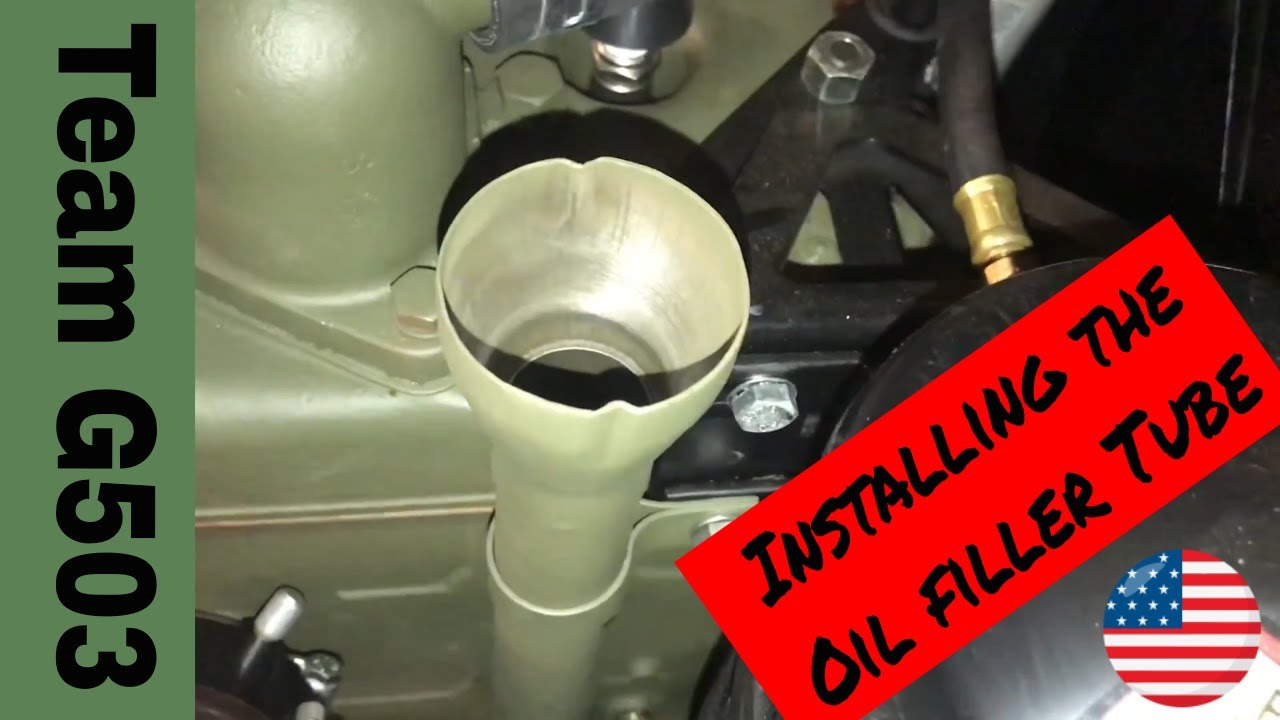 Installing An Early Style Oil Filler Tube On A Willys MB G503 TV