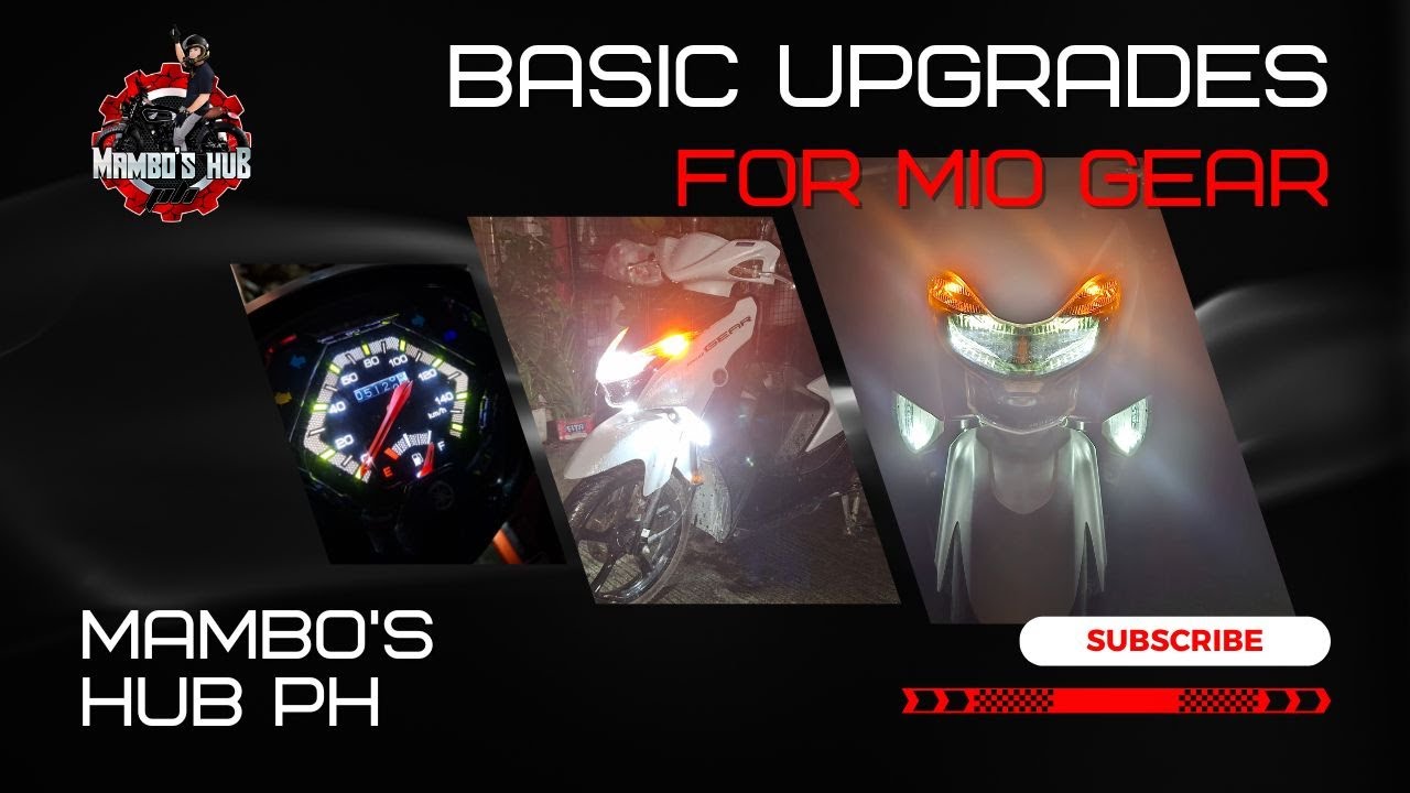 Basic upgrades for Mio Gear 125 a.k.a. Gerry | #mamboshub #mamboshubph