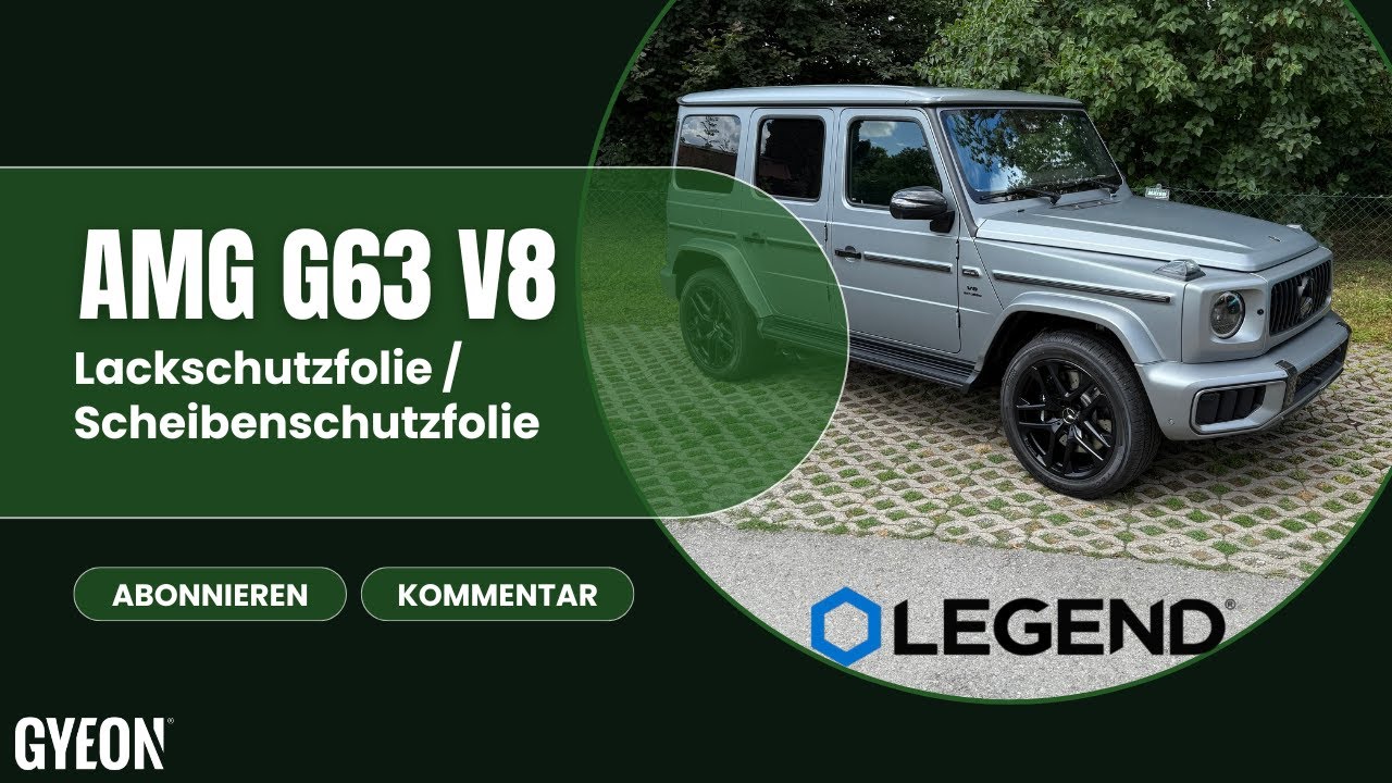 AMG G63 G-Klasse - Lackschutzfolie matt / Windschutzscheibenfolie / Steinschlagschutz
