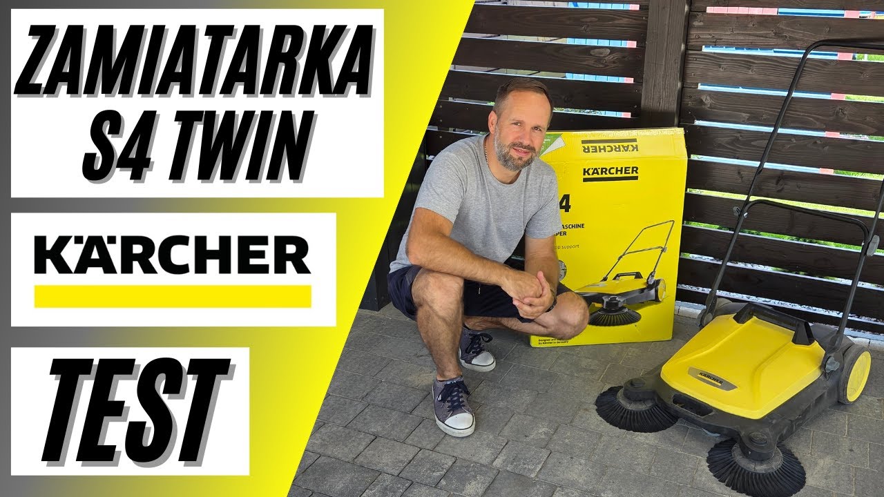 Kärcher S4 Twin – Unboxing, Test i Szczegółowa Recenzja Zamiatarki Ręcznej! Czystość Bez Wysiłku?